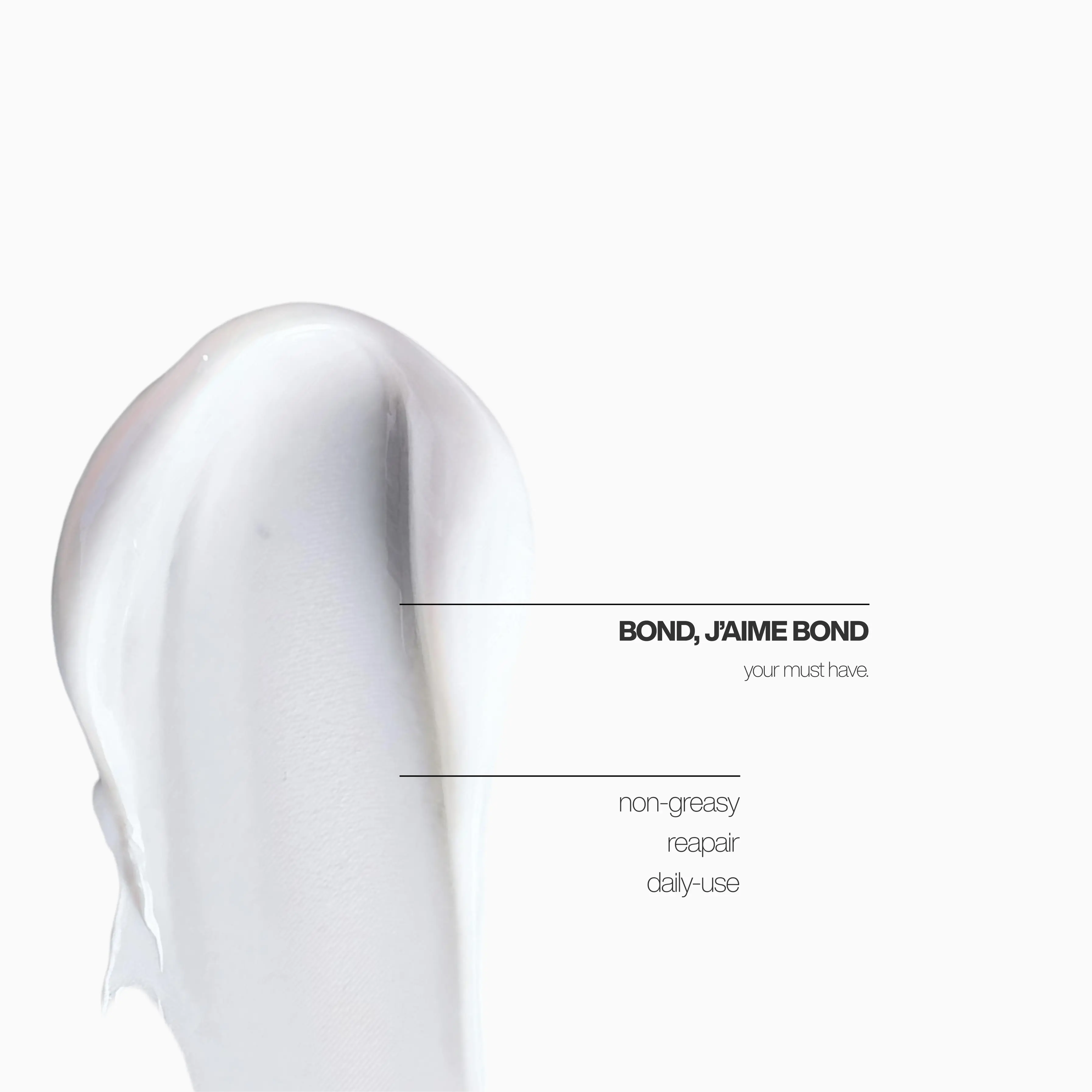 Moncho Moreno - Bond J'Aime Bond - Leave-In Repair Conditioner Frizz Control & Heat Protection with M28 Protein Complex for Soft Strong Shiny Hair